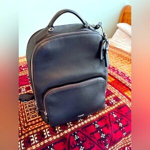 Tumi Gail Black Leather Backpack/Rucksack New